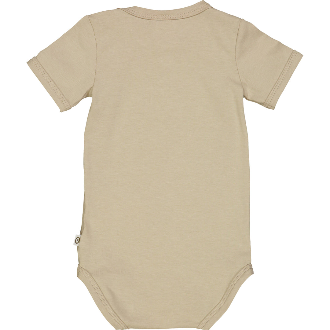 Cozy Me Short Sleeve Bodysuit - Cashmere