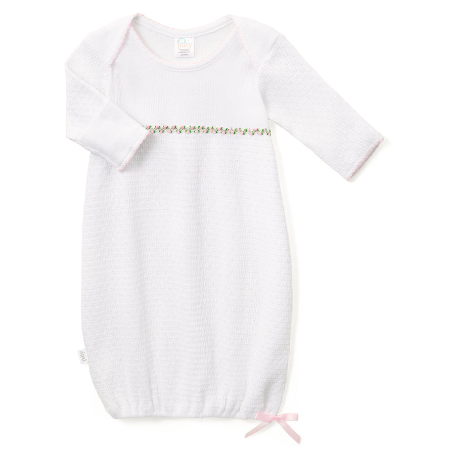 Knit Overlap Shoulder Gown - Ruth