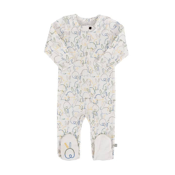 Organic Cotton Footie - Bunnies