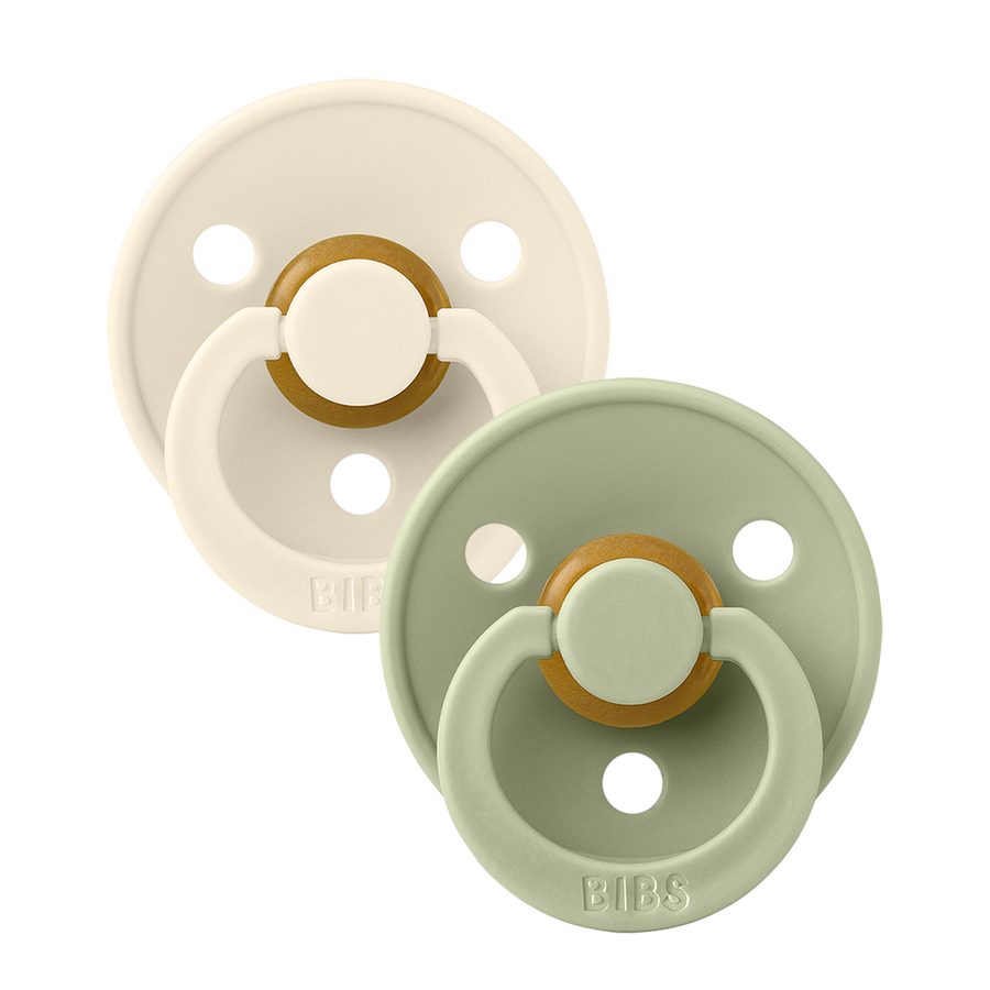 BIBS Pacifier 2 Pack - Original Size 1 - Various Colors