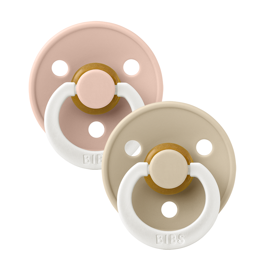 BIBS Pacifier 2 Pack - Original GLOW Size 2 - Various Colors