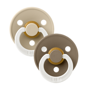 BIBS Pacifier 2 Pack - Original GLOW Size 1 - Various Colors