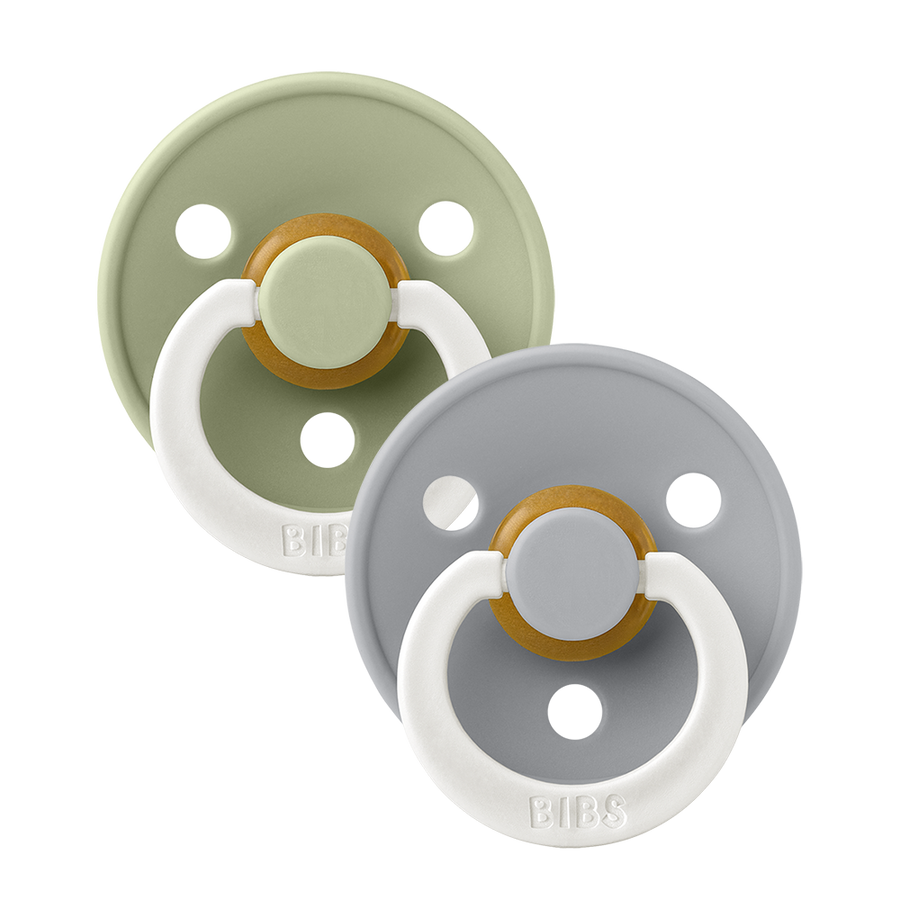 BIBS Pacifier 2 Pack - Original GLOW Size 3 - Various Colors