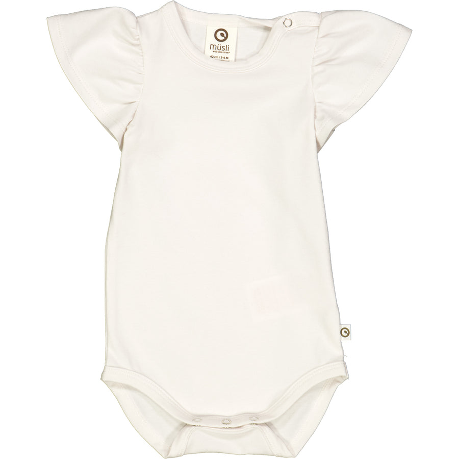 Cozy Me Frill Bodysuit - Balsam Cream
