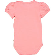 Cozy Me Frill Short Sleeve Bodysuit 2 Pack - Balsam Cream/Bubblegum