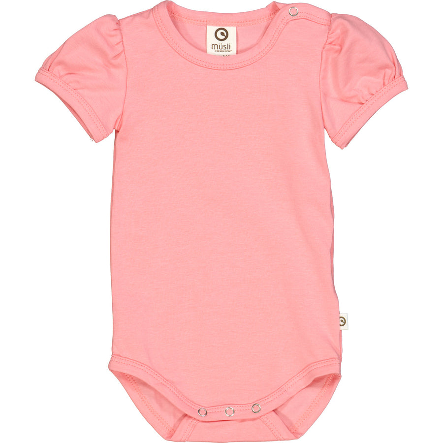 Cozy Me Frill Short Sleeve Bodysuit 2 Pack - Balsam Cream/Bubblegum