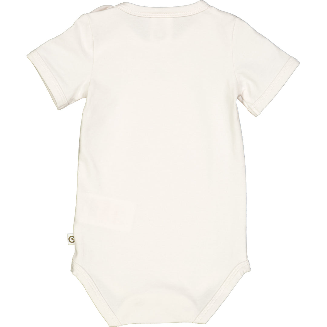Breeze Print Short Sleeve Bodysuit - Balsam Cream