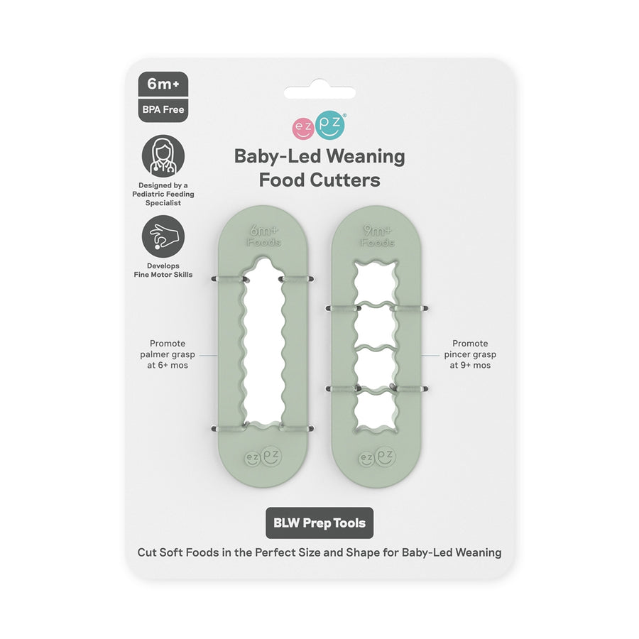 Baby-Lead Weaning Food Cutters - Sage
