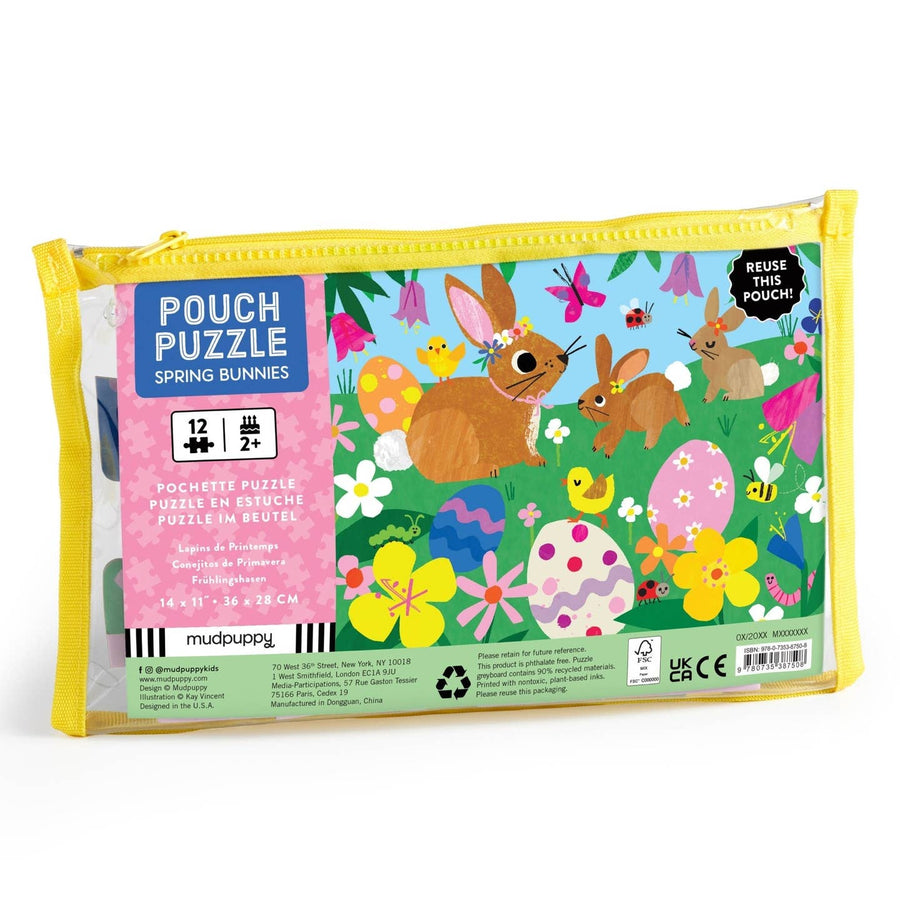 Pouch Puzzle - Spring Bunnies
