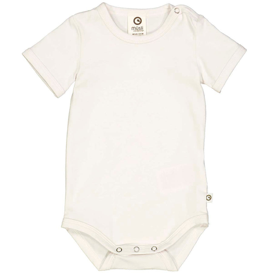 Cozy Me Short Sleeve Bodysuit - Balsam Cream