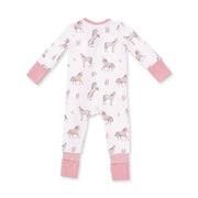 Bamboo Zipper Romper - I Love Horses