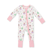 Bamboo Zipper Romper - Sugar Plum Fairies