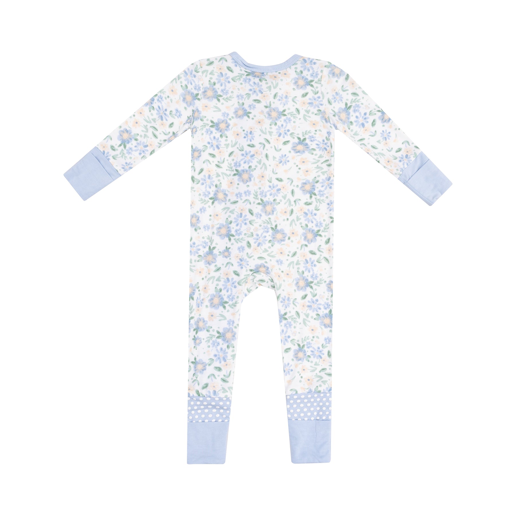 Bamboo Zipper Romper - Baby Veronical Floral