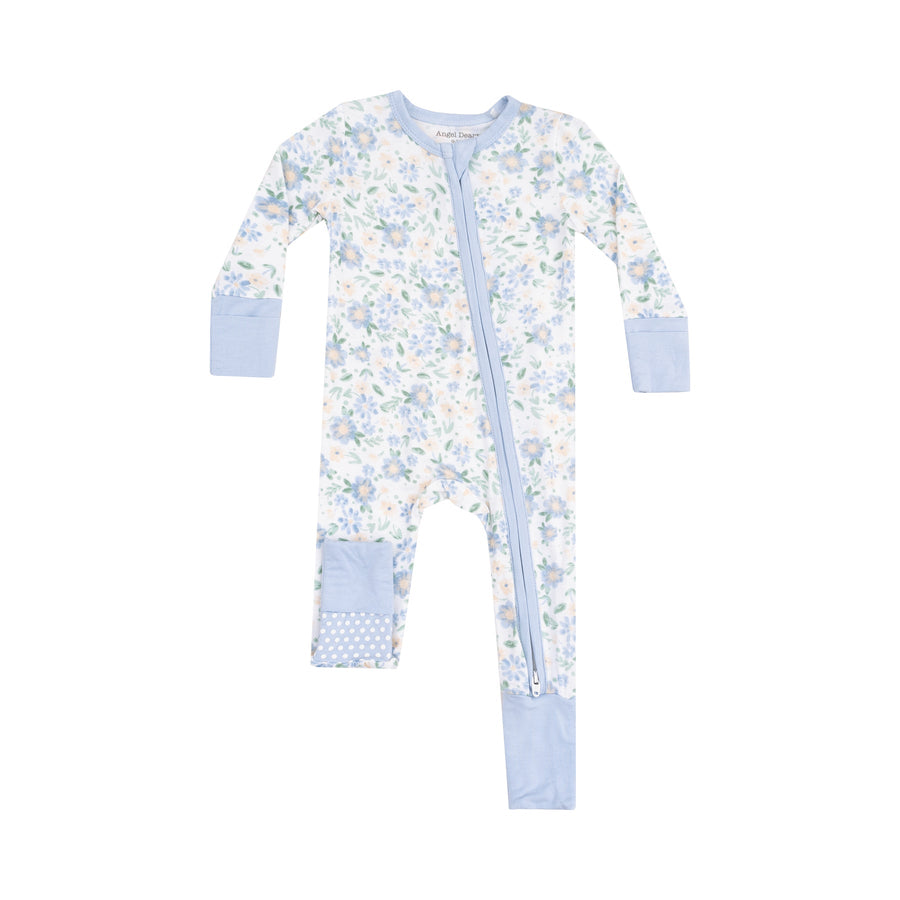 Bamboo Zipper Romper - Baby Veronical Floral