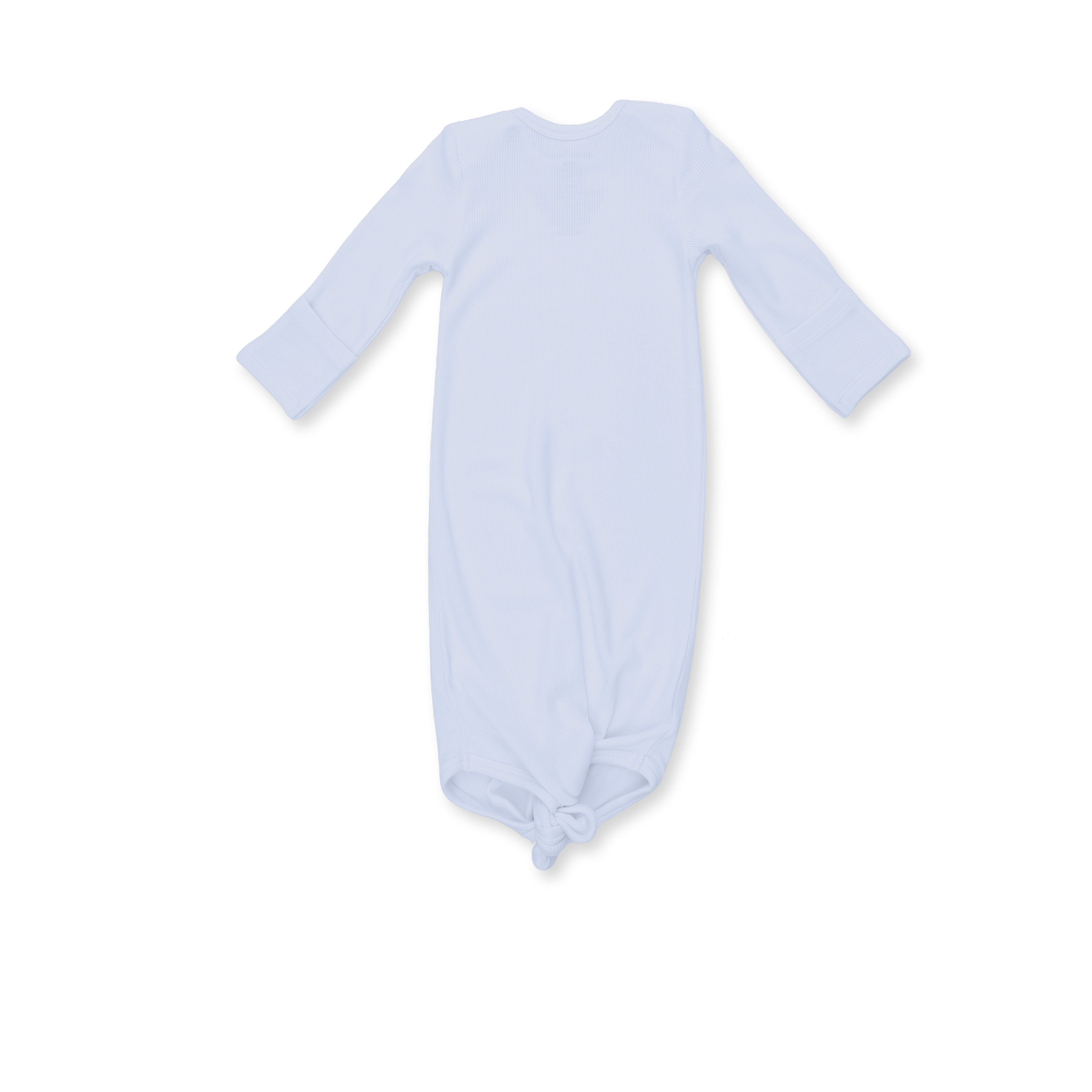 Knotted Gown and Hat - Sheer Blue Rib