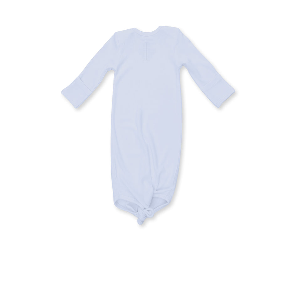 Knotted Gown and Hat - Sheer Blue Rib
