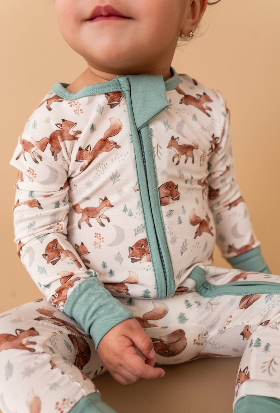 Bamboo Convertible Romper - Moonlit Fox