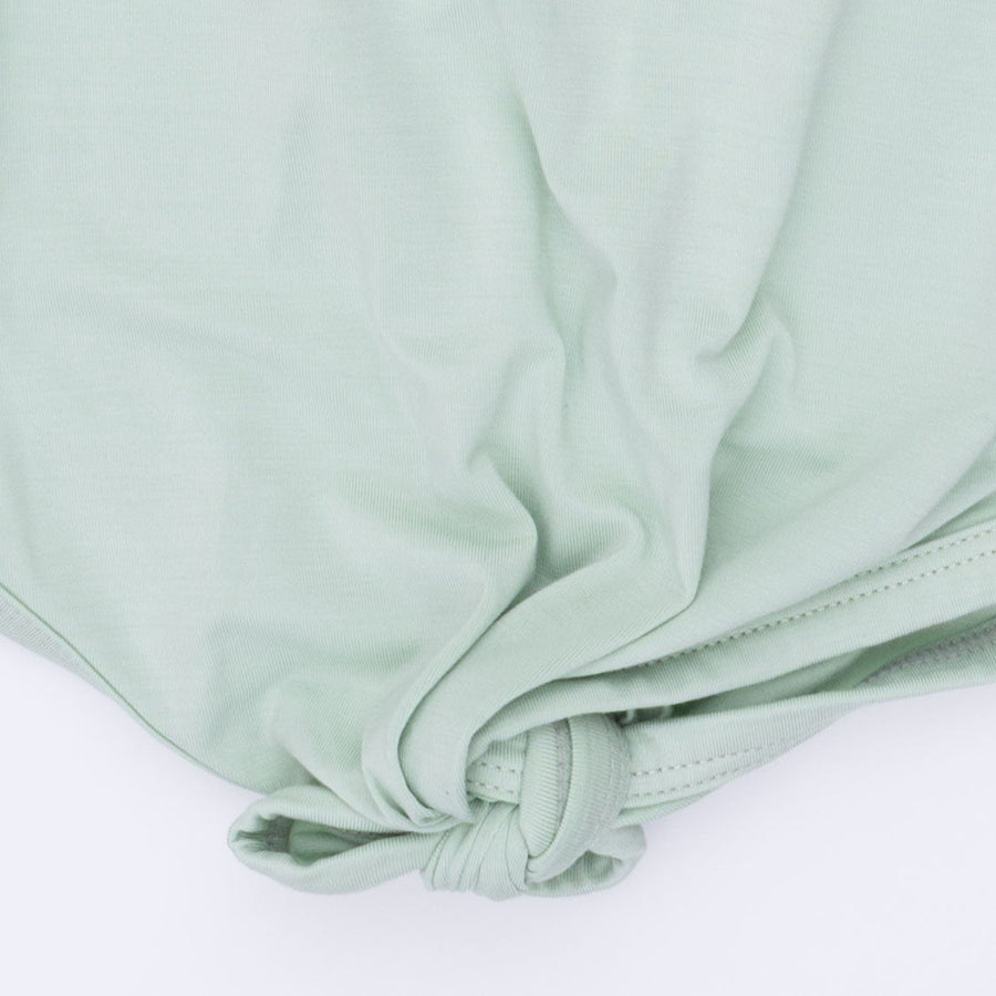 Knotted Gown and Hat - Cameo Green