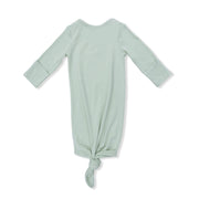Knotted Gown and Hat - Milky Green