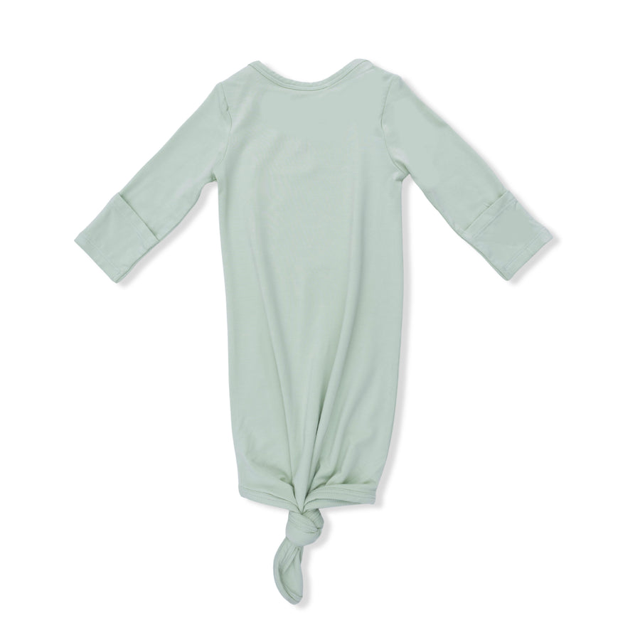 Knotted Gown and Hat - Milky Green