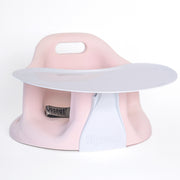 Upseat Baby Floor and Booster Seat with Tray - Pink