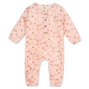 Long Sleeve Jumpsuit - Pink Floral