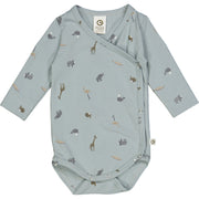Mini Me Long Sleeved Bodysuit - Jasmin Blue