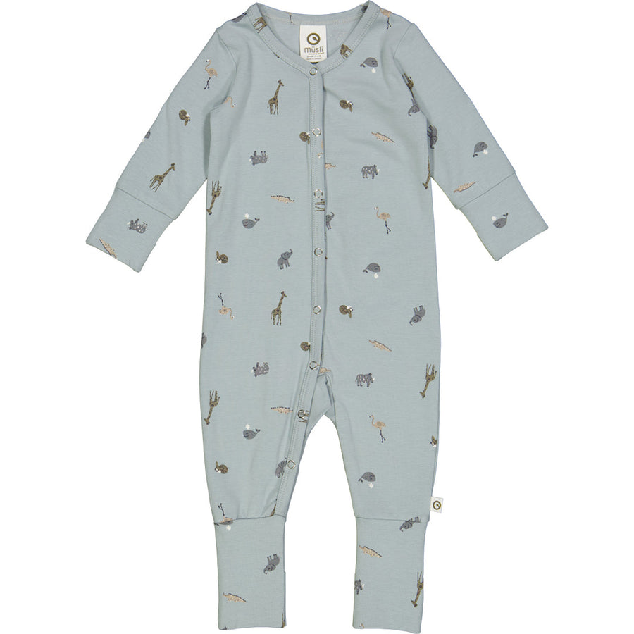 Mini Me Sleepy Bodysuit - Jasmin Blue