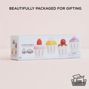 Wooden Cupcake Set