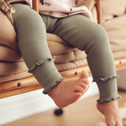 Cozy Me Rib Baby Leggings - Poetry Green