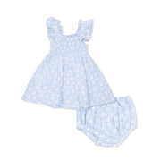 Smocked Sundress with Bloomer - Western Daisies