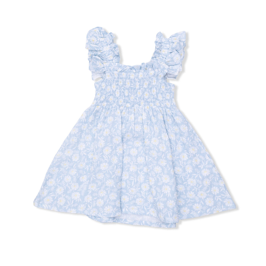 Smocked Sundress with Bloomer - Western Daisies