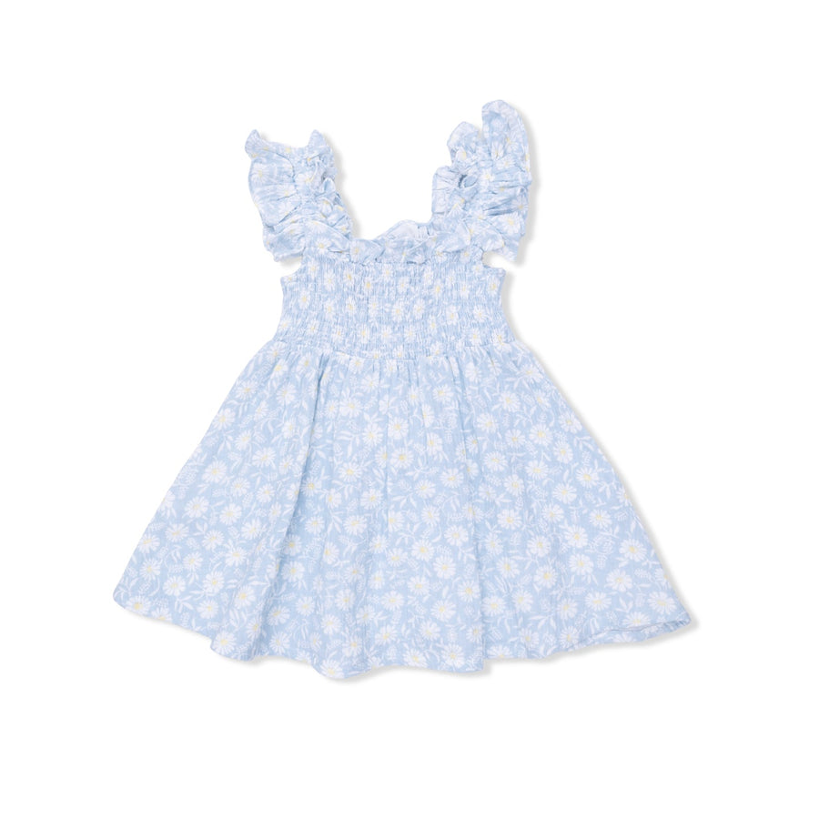 Smocked Sundress with Bloomer - Western Daisies