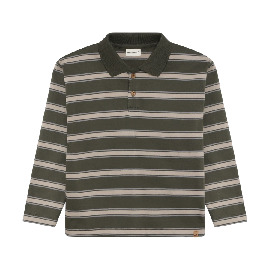 Long Sleeve Polo - Beetle
