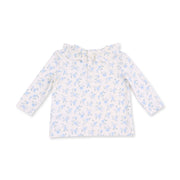 Longe Sleeve Ruffle Top and Pant - Rose Briar