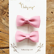 Diya Ribbon Bow Pigtail Hair Clips - Various Colors