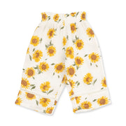 Long Sleeve Ruffle Tunic and Smocked Waist Pant - Baby Sunflower