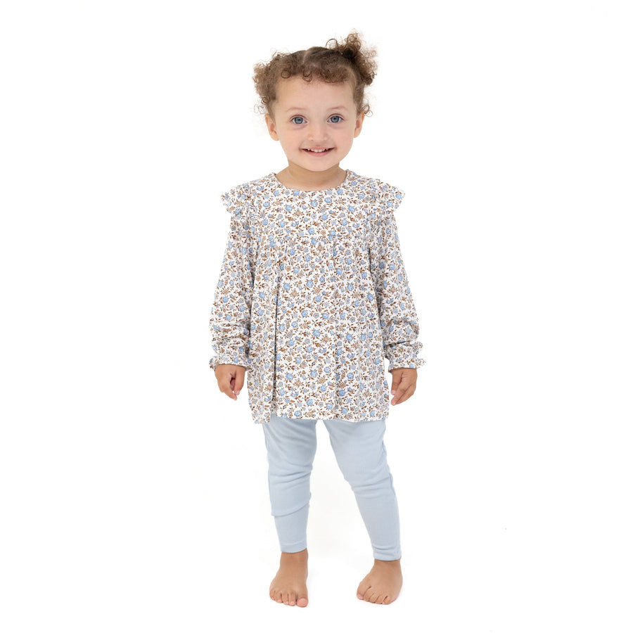 Ruffle Tunic with Legging - Hazel Floral