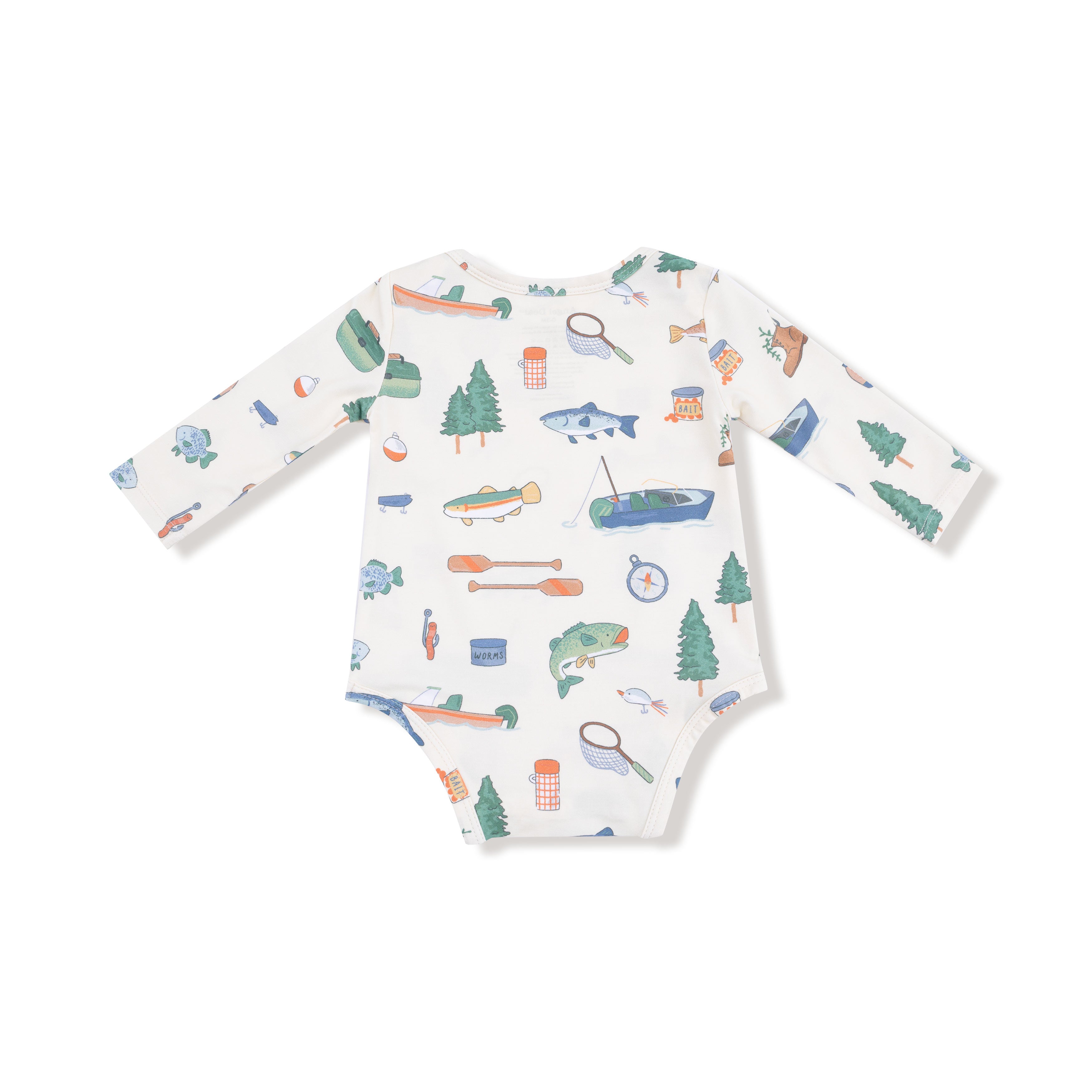 Bamboo Bodysuit - Fishing Things