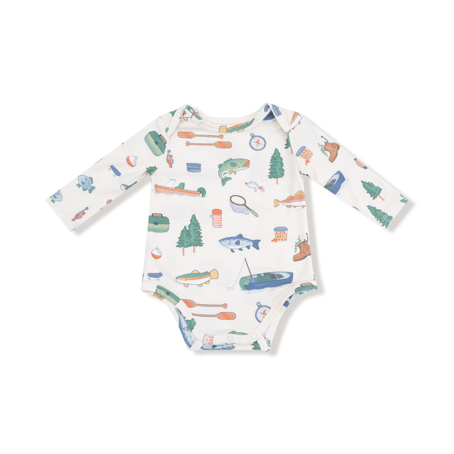 Bamboo Bodysuit - Fishing Things