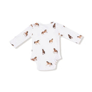Lap Shoulder Bodysuit - Mini Horses