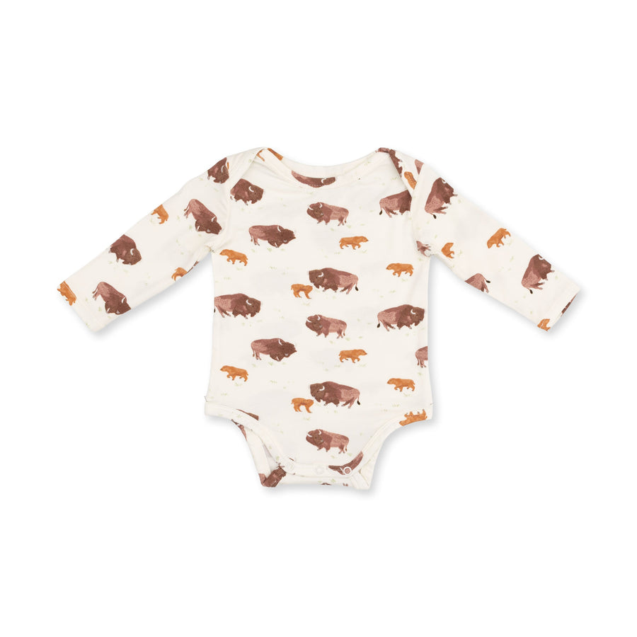 Long Sleeve Bodysuit -  American Buffalo