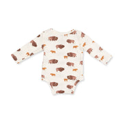 Long Sleeve Bodysuit -  American Buffalo