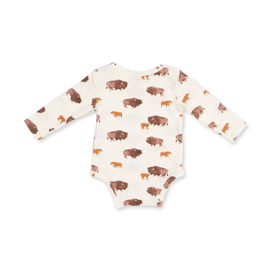 Long Sleeve Bodysuit -  American Buffalo