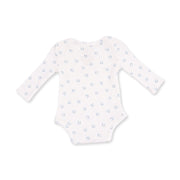 Long Sleeve Bodysuit -  Little Horseshoes - Blue