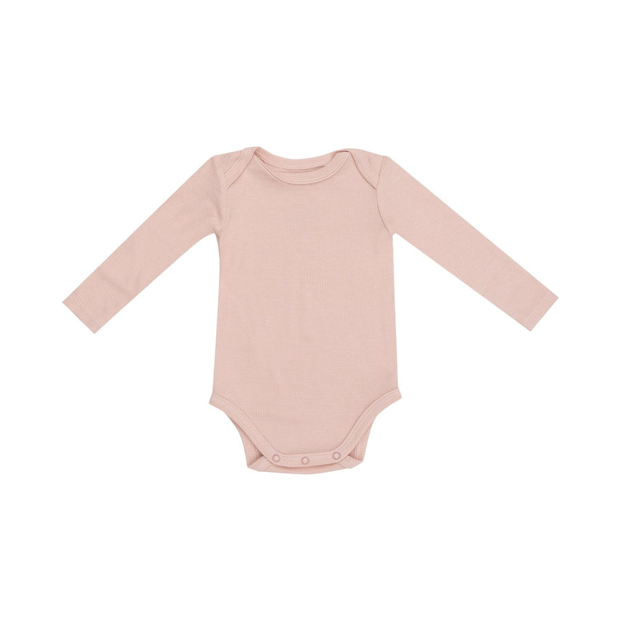 Ribbed Bodysuit - Blush