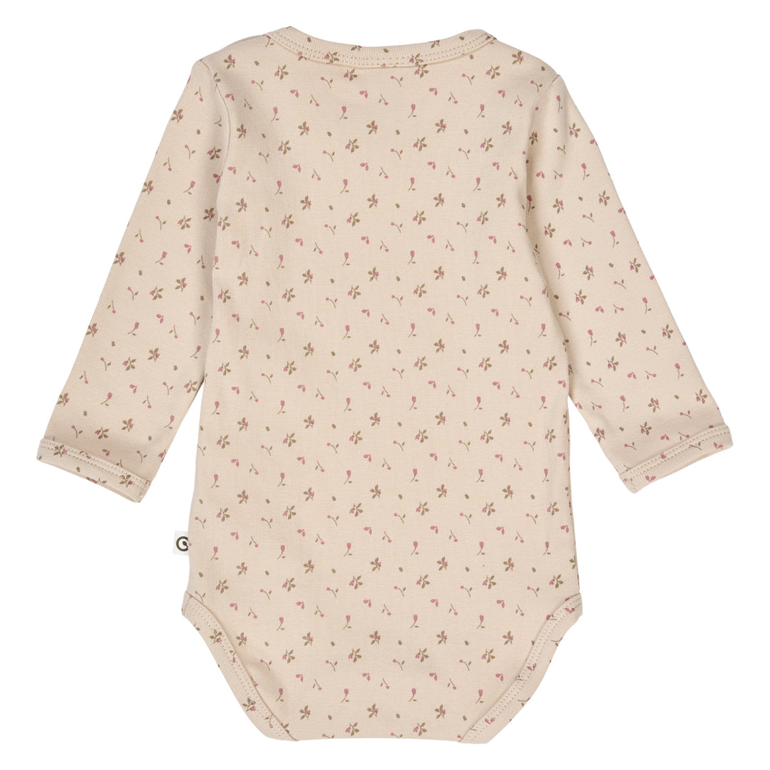 Aster Floral Print Long Sleeve Bodysuit