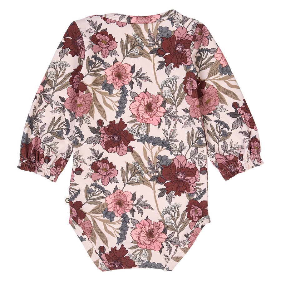 Bliss Floral Print Long Sleeve Bodysuit