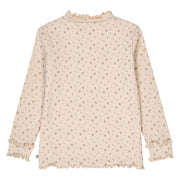 Aster Rib Frill Collar Long Sleeve Shirt