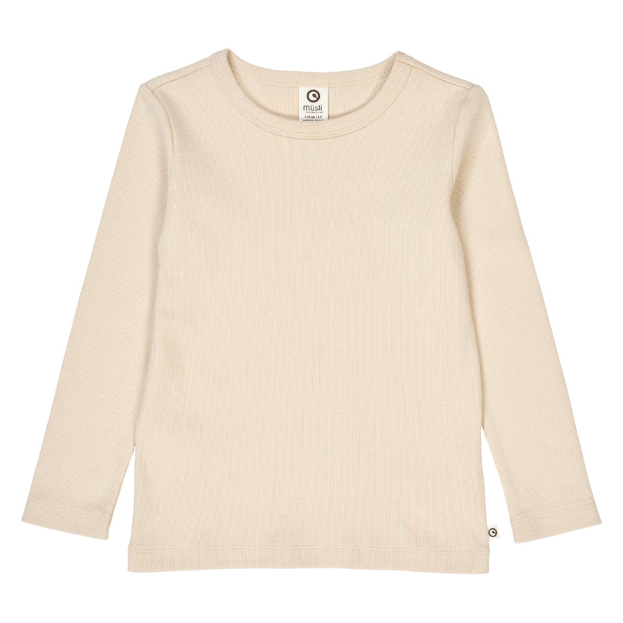 Cozy Me Rib Long Sleeve Shirt - Oak